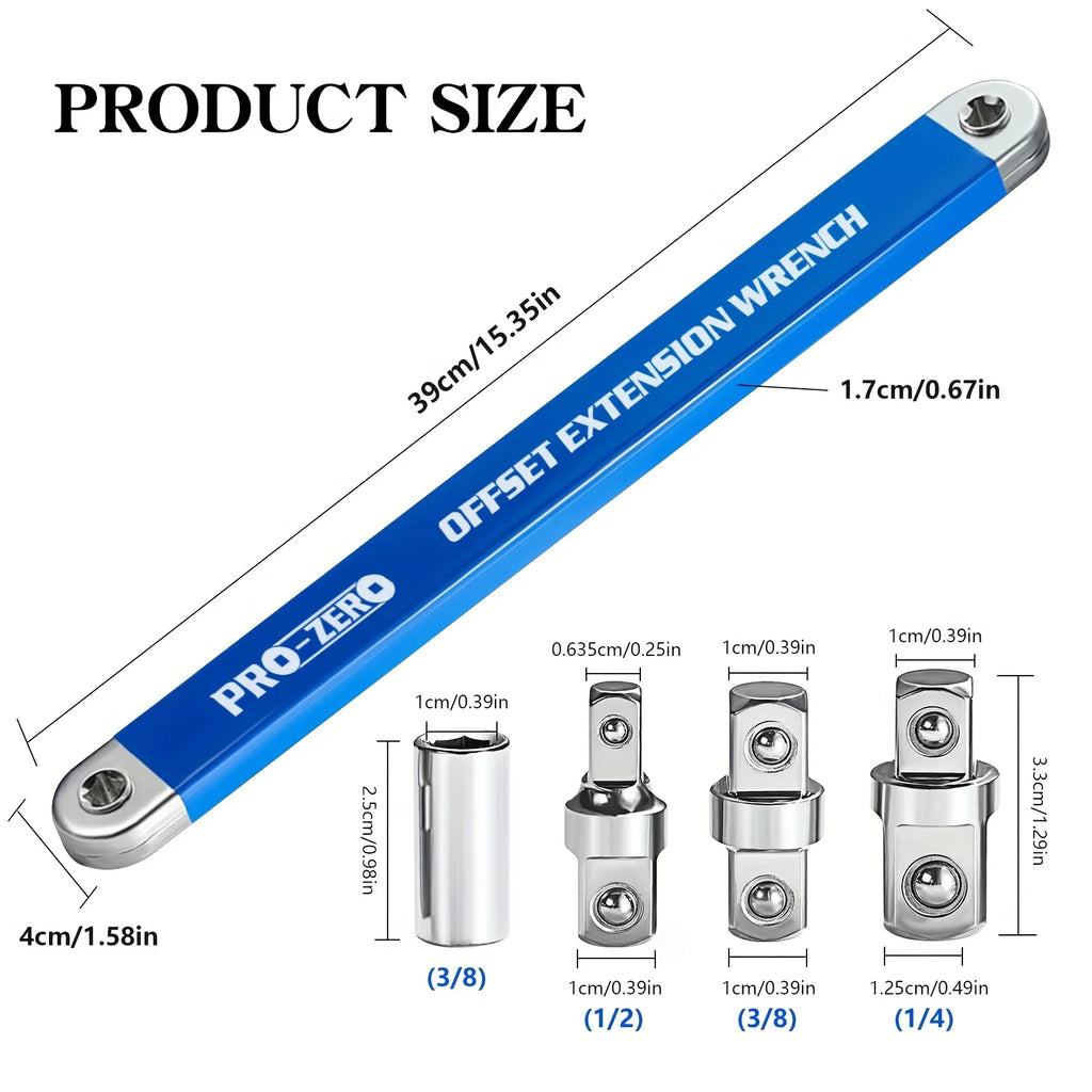 Zero-Offset Extension Wrench