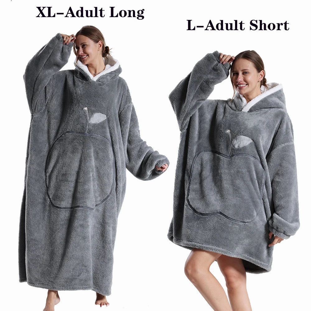 Wearable Hoodie Blanket