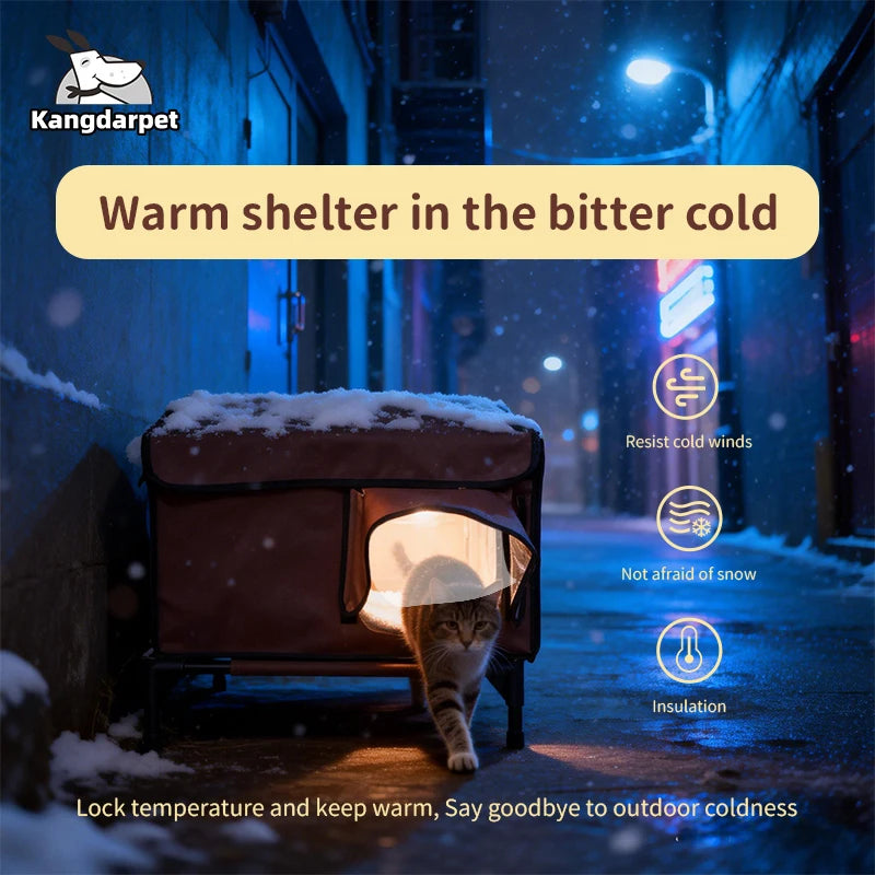 Insulated Outdoor Cat House