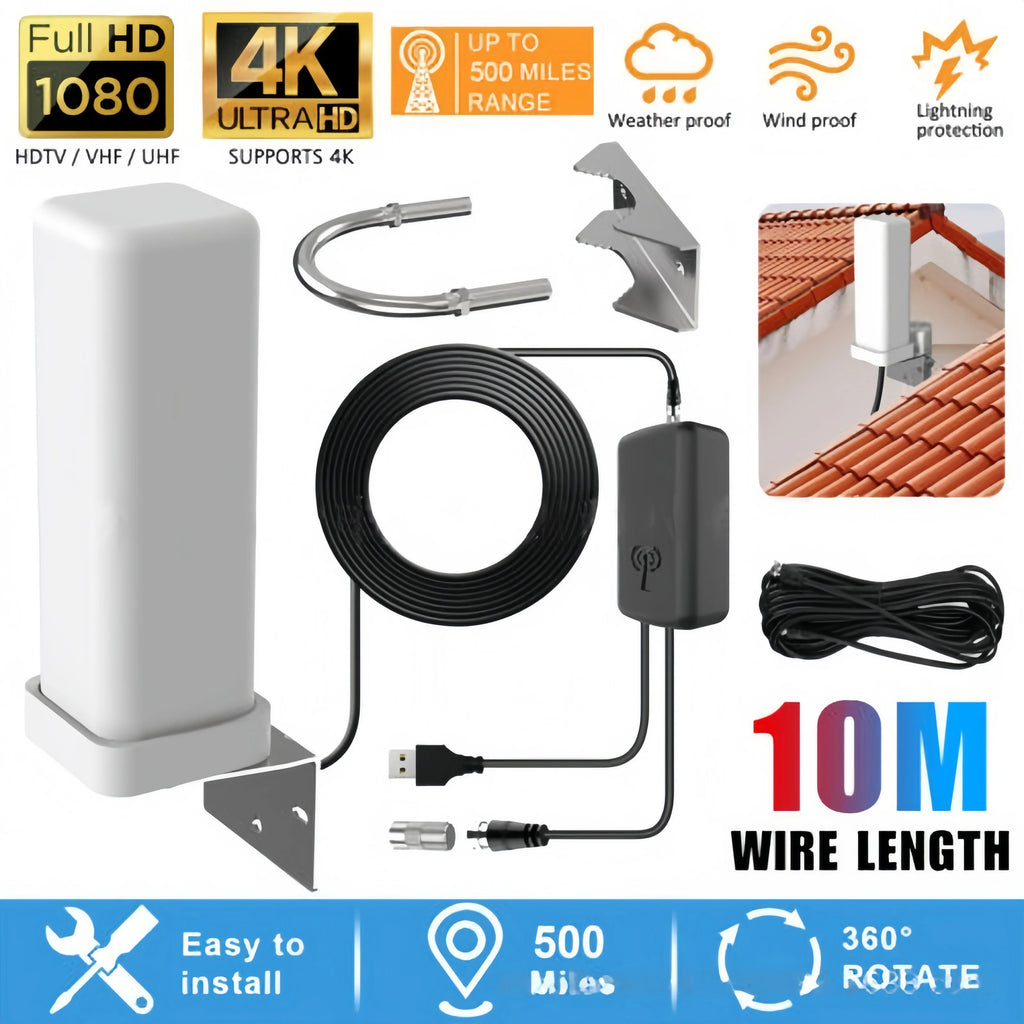 Outdoor Amplified TV Antenna