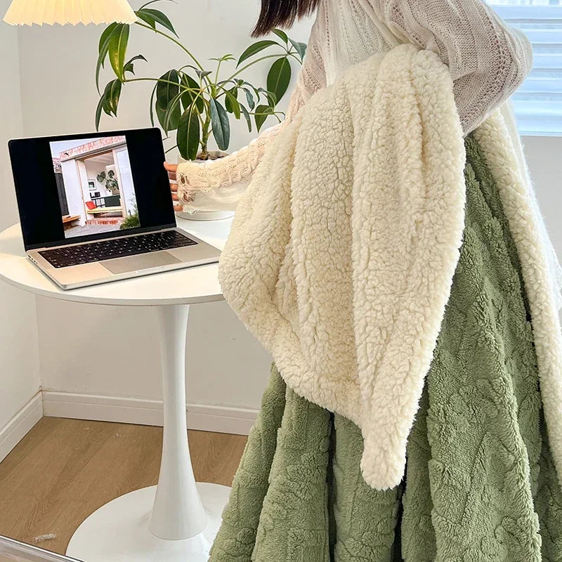 Lamb Velvet Flannel Blanket