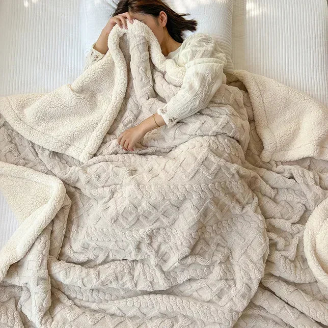 Lamb Velvet Flannel Blanket