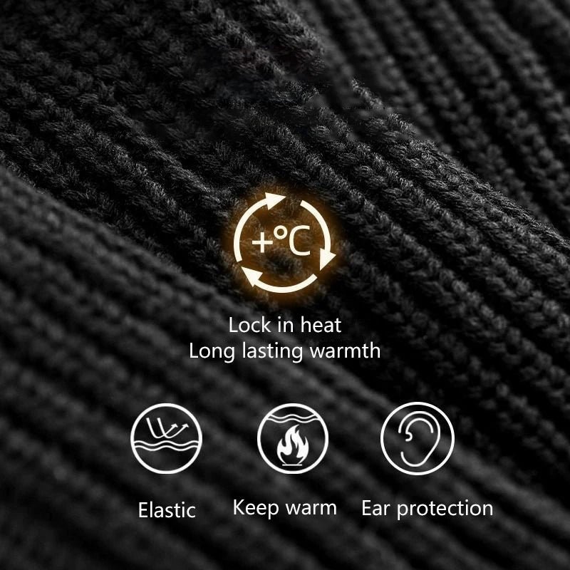 Knitted Balaclava Beanie