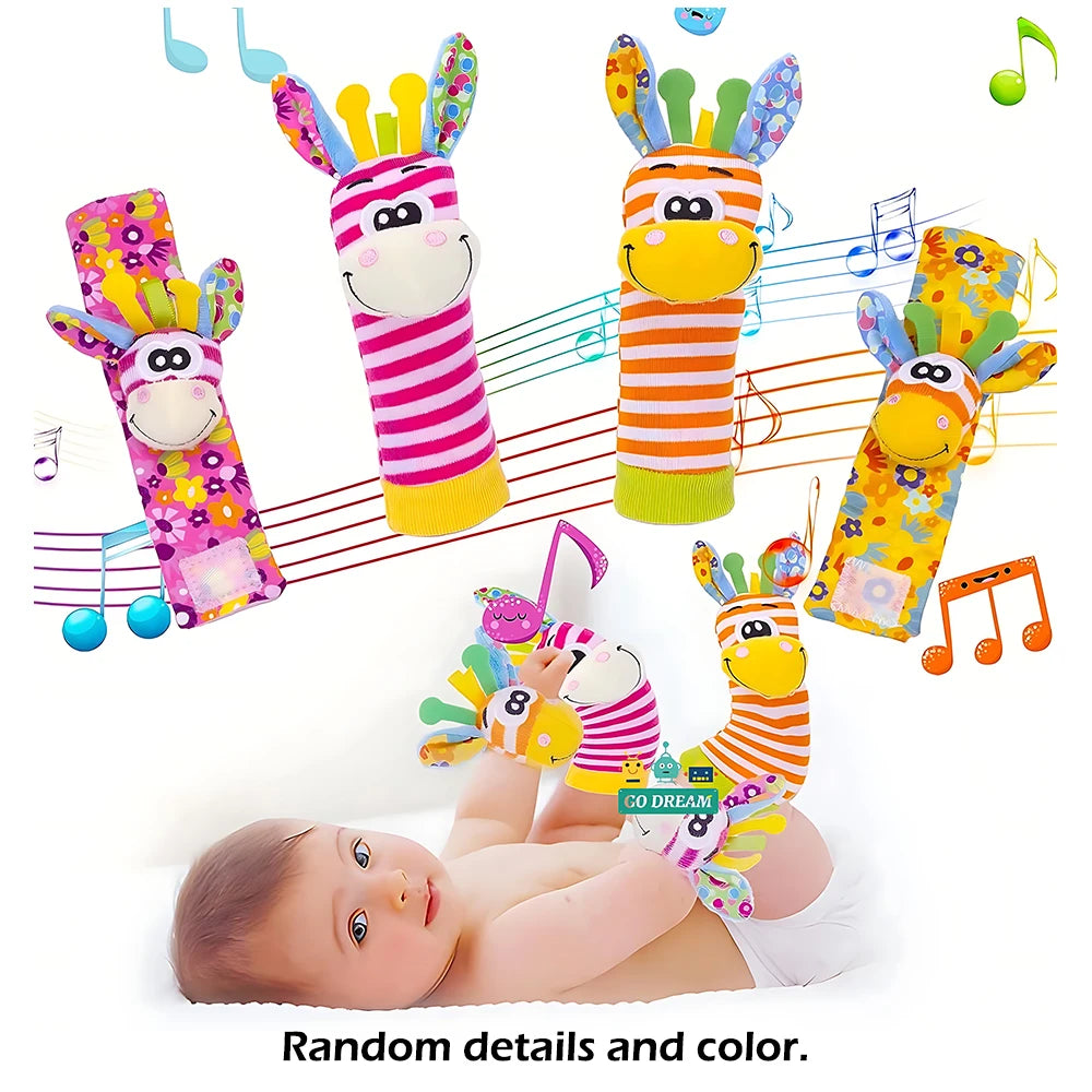 Baby Wrist Rattle Socks