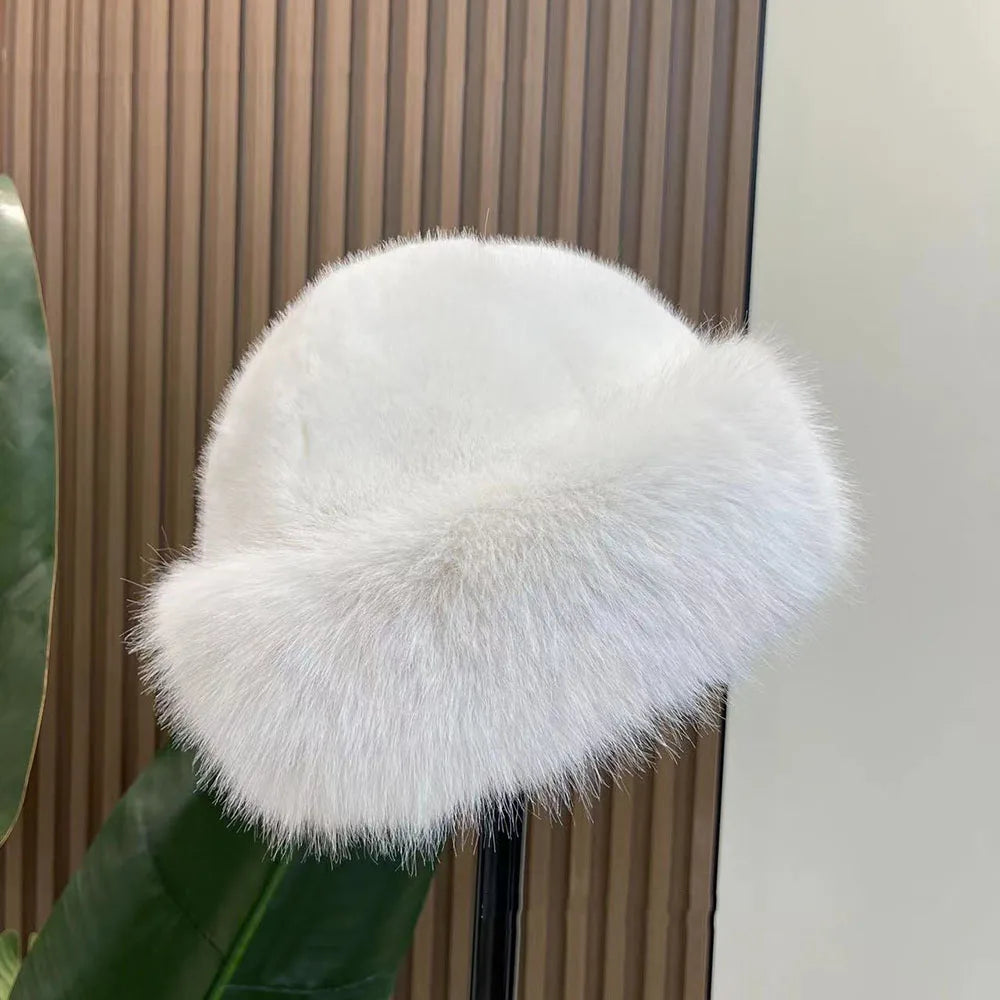 Faux Fox Fur Hat