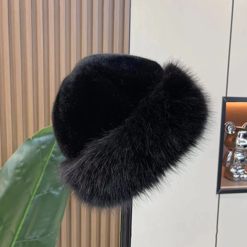 Faux Fox Fur Hat