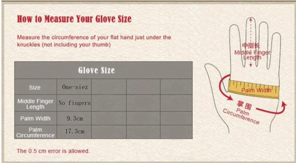 Plush Half-Finger Gloves