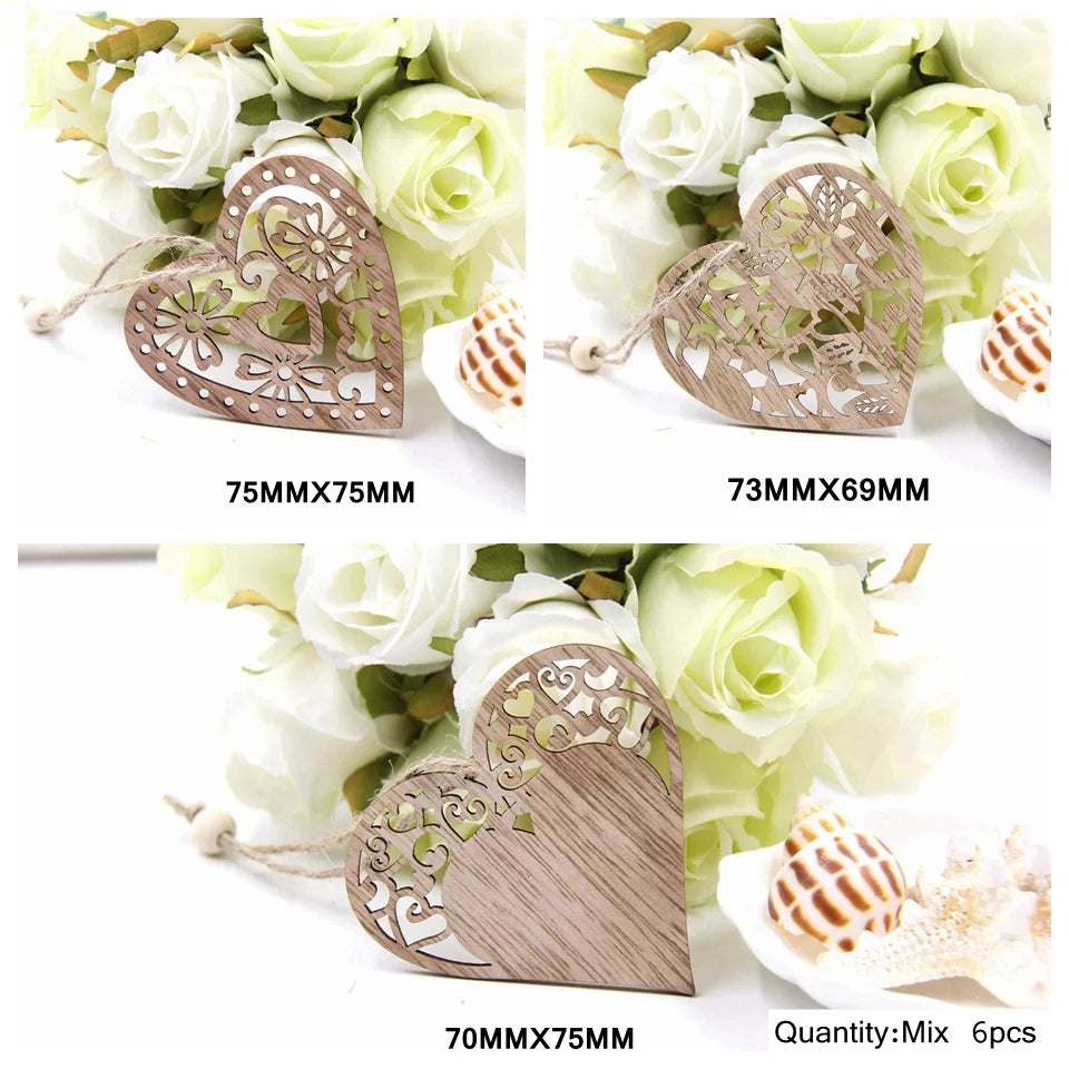 Wooden Christmas Ornament Set
