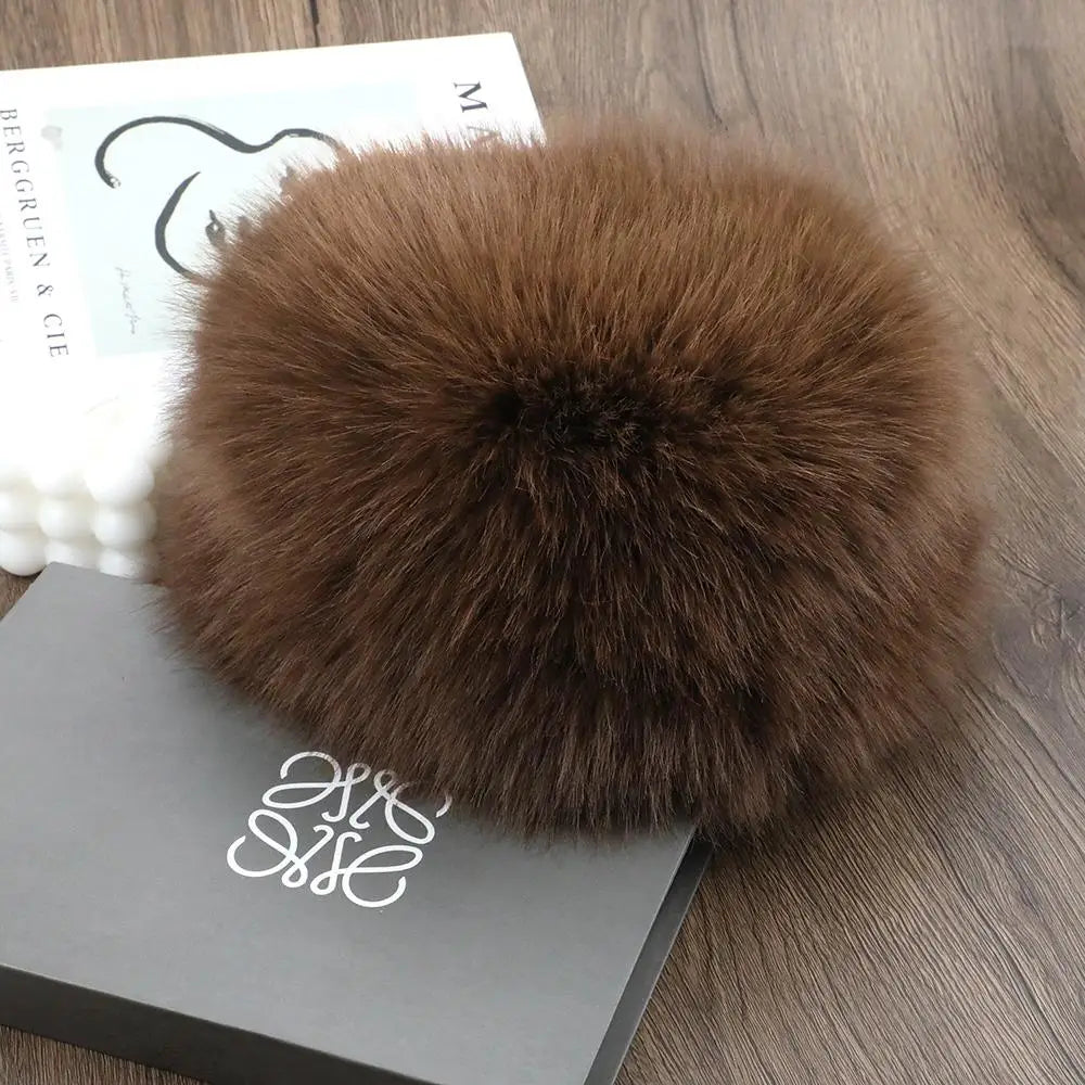 Faux Fox Fur Hat