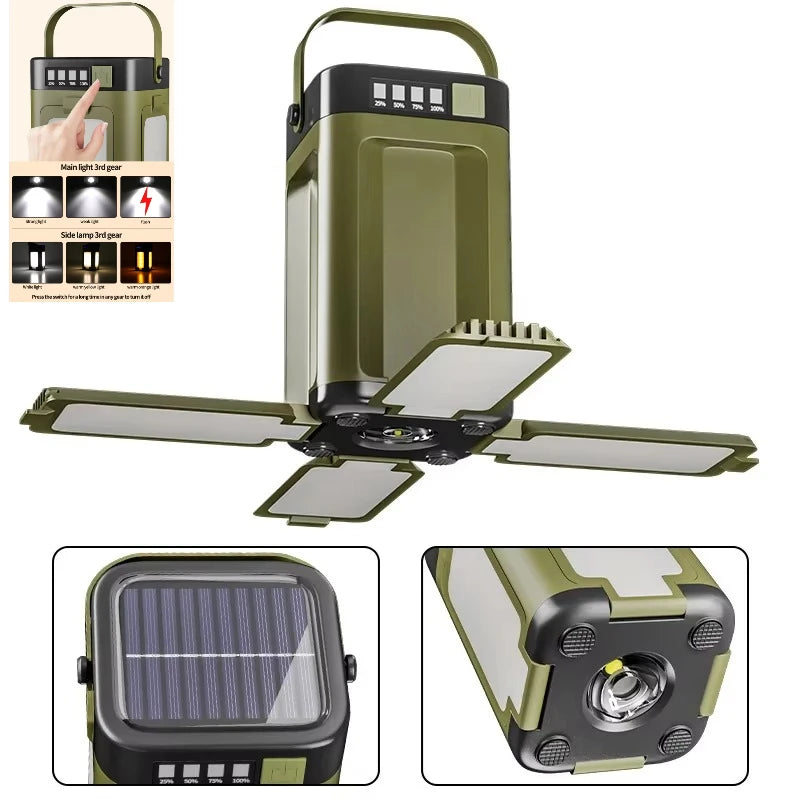 Solar Rechargeable Camping Lantern