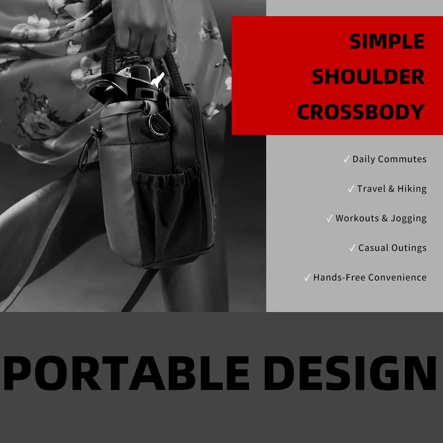 Magnetic Gym Bottle Bag