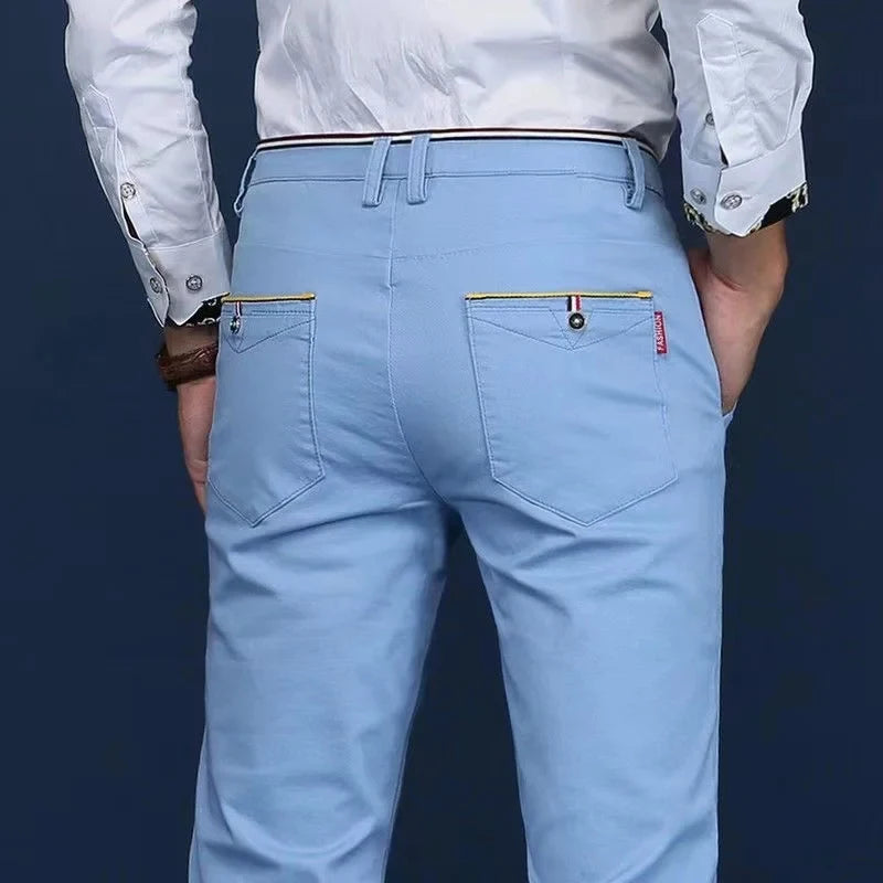 Men's Slim Business Trousers