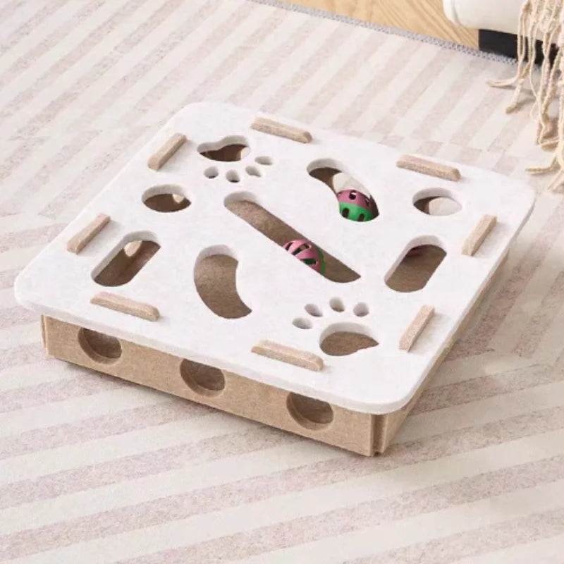 Felt Cat Puzzle Box