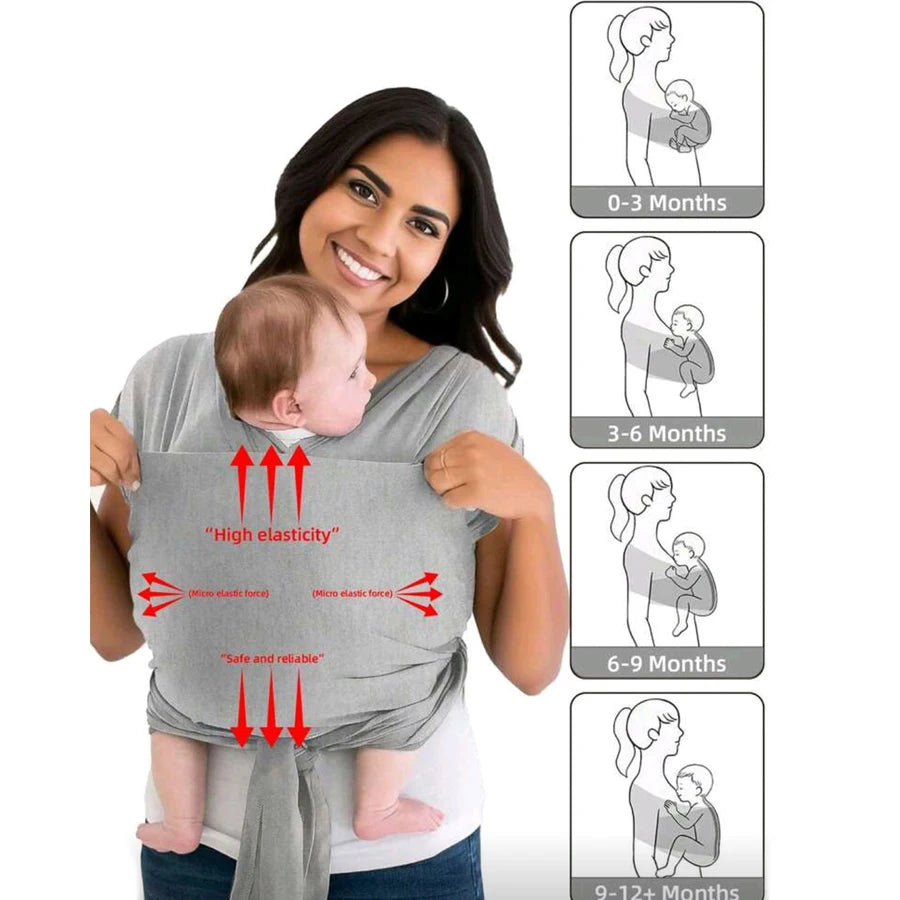Knitted Baby Carrier Wrap