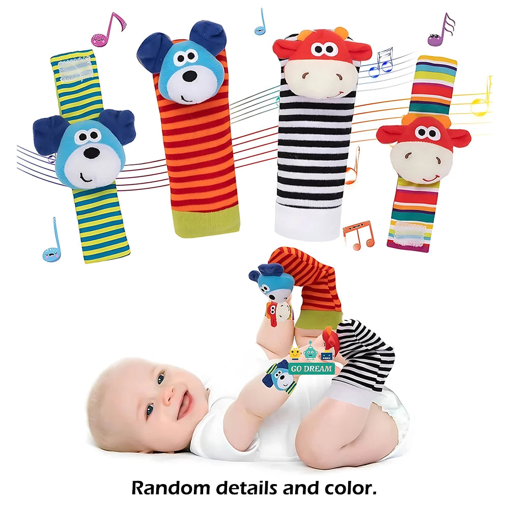 Baby Wrist Rattle Socks