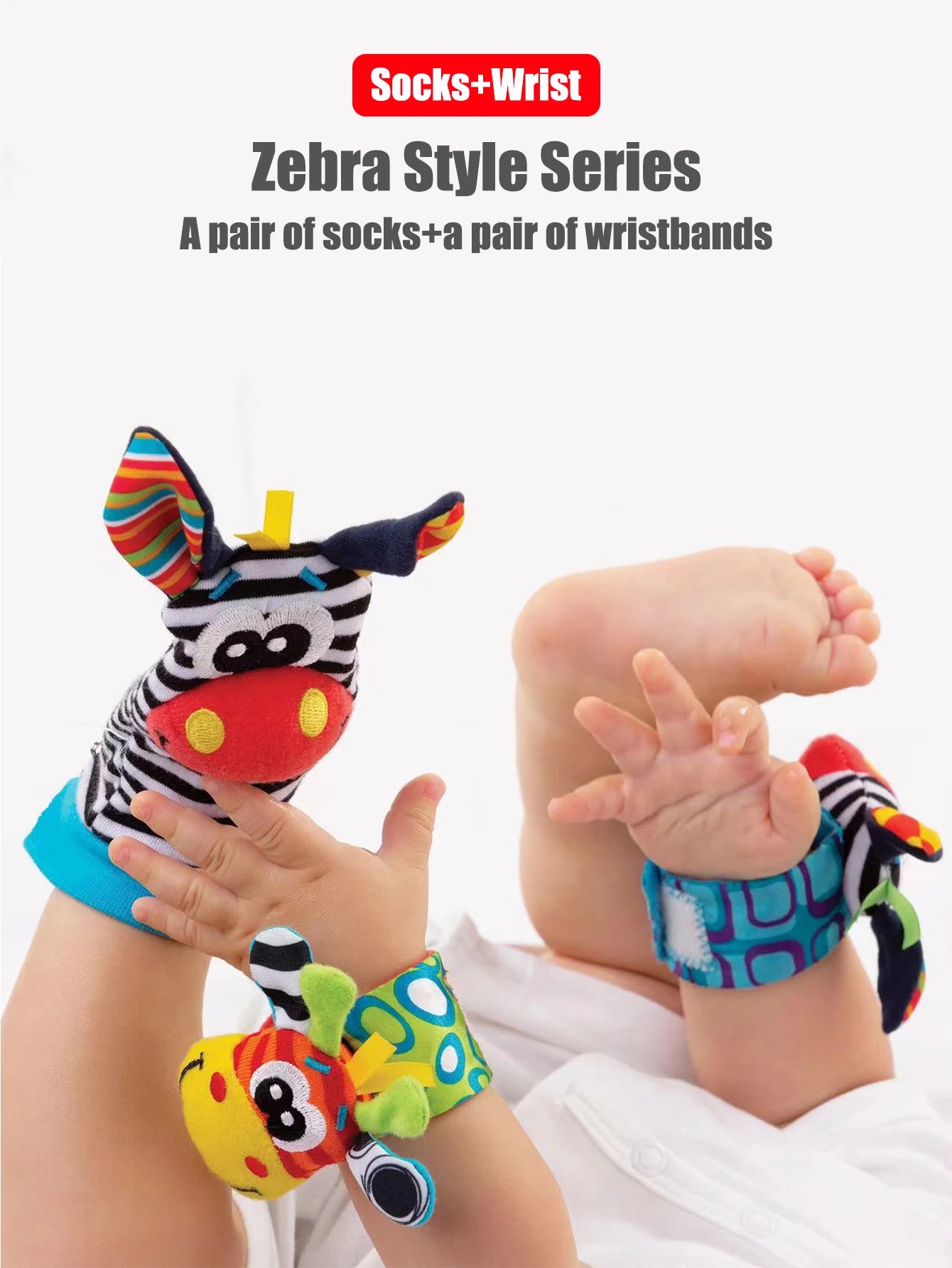 Baby Wrist Rattle Socks