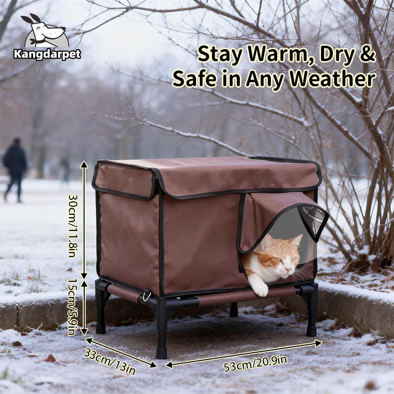 Insulated Outdoor Cat House