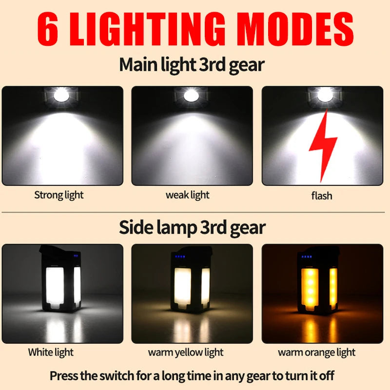 Solar Rechargeable Camping Lantern