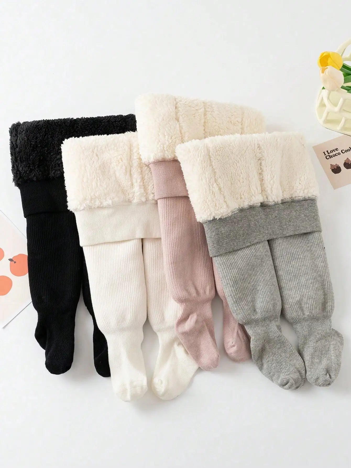 Girls' Warm Winter Pantyhose