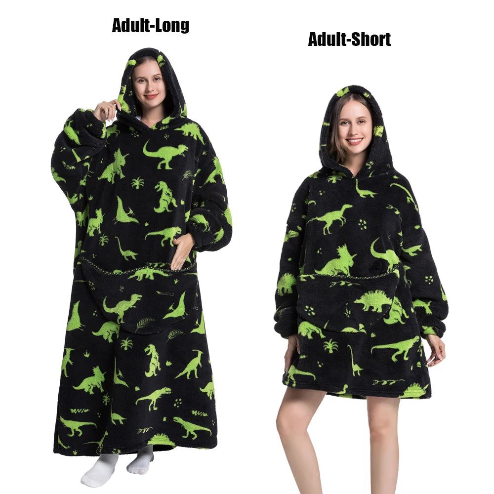 Wearable Hoodie Blanket