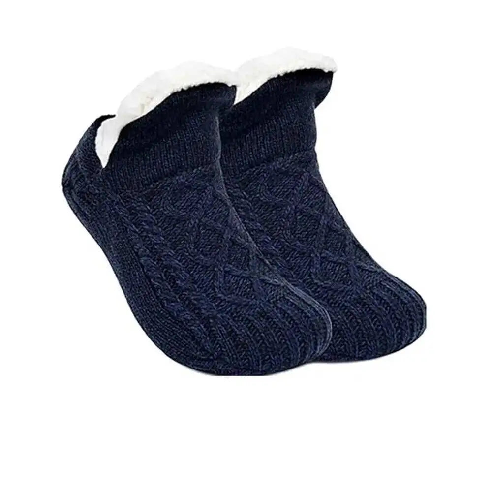 Velvet Slipper Socks